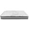 Flash Furniture Queen Size Black Fabric Platform Bed with Mattress SL-BM10-23-GG - alternate 9